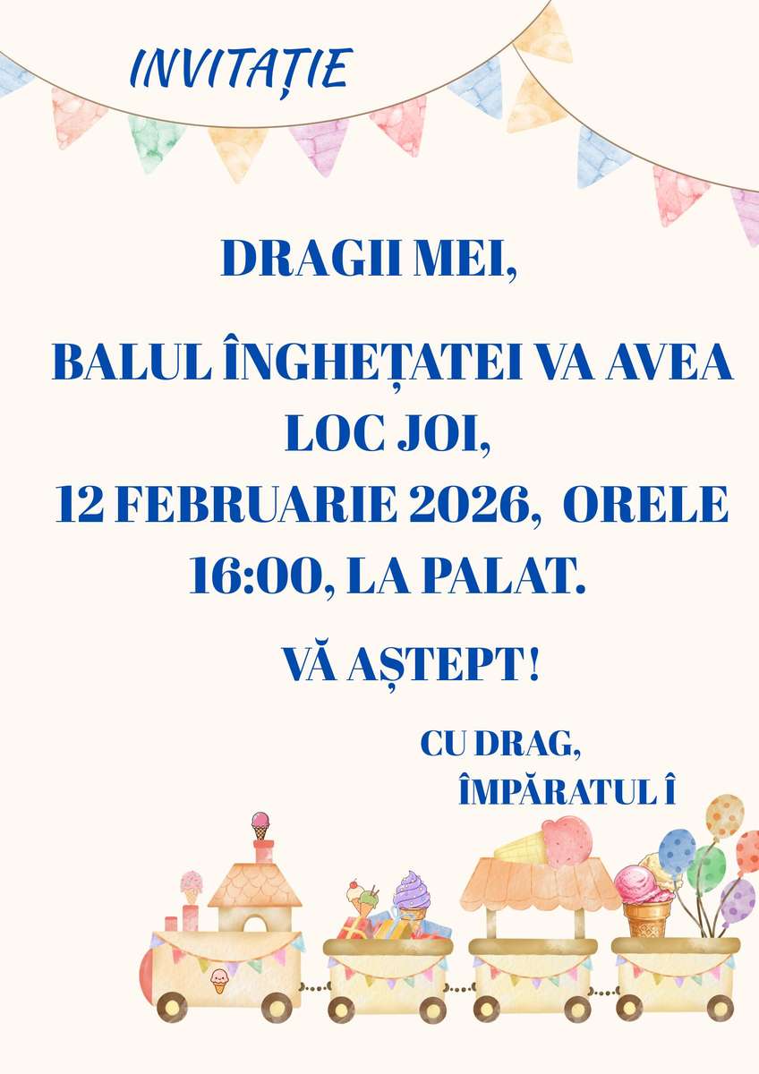 invitatie puzzle online din fotografie