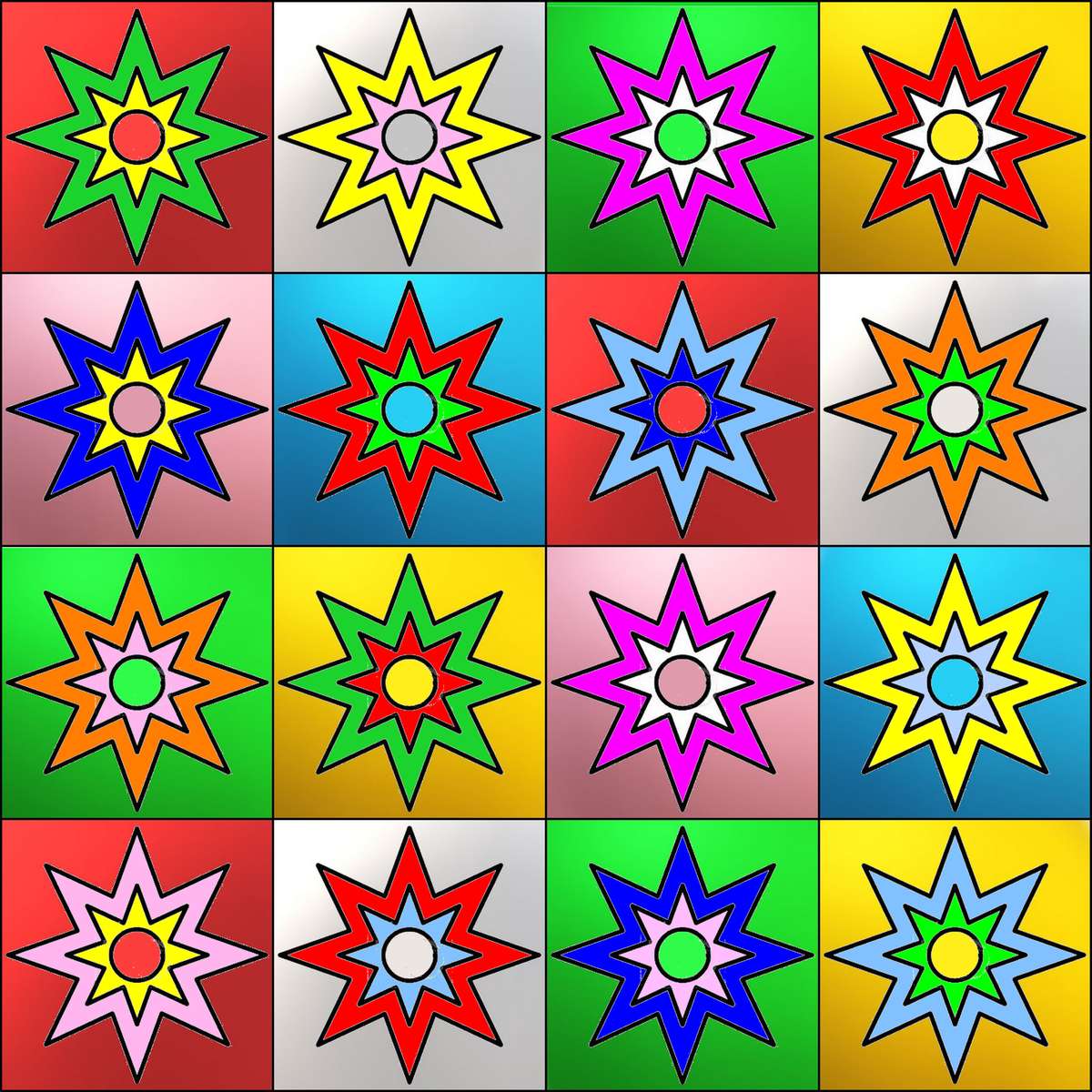 Gwiazdki online puzzle