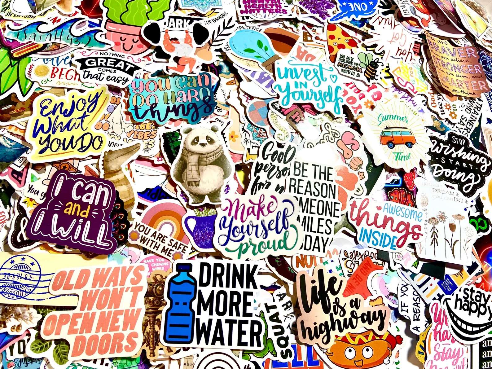 Mixed stickers online puzzle