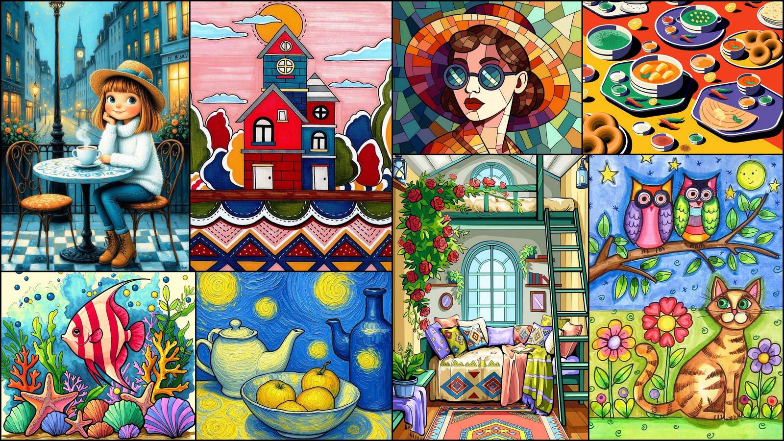 Caffè sulla terrazza puzzle online da foto