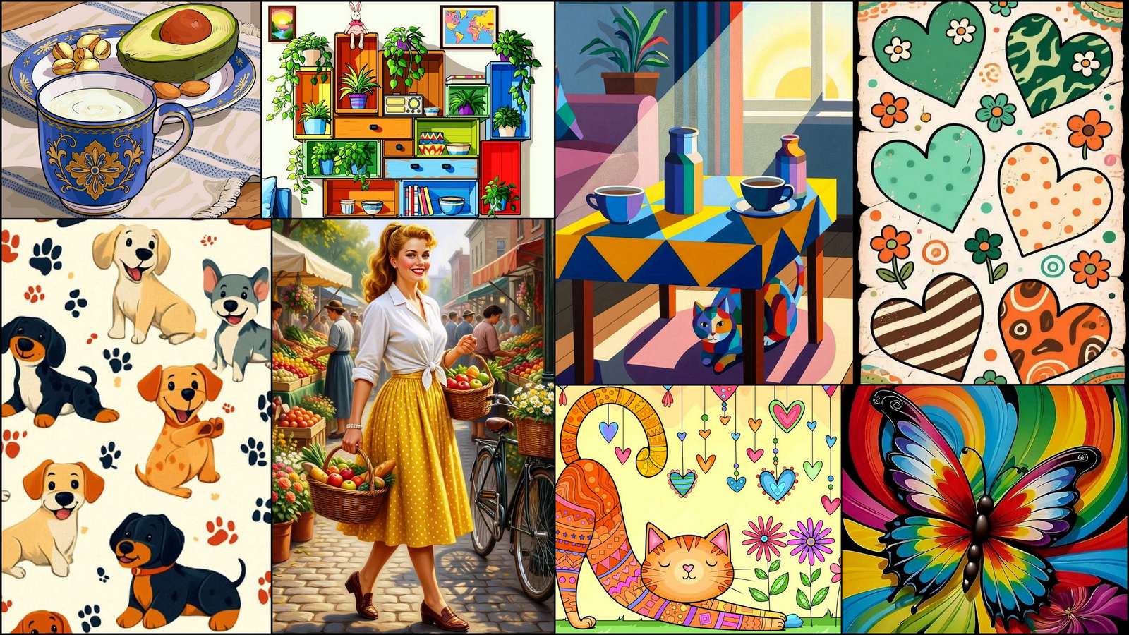 Na straganie w dzień targowy puzzle online a partir de fotografia