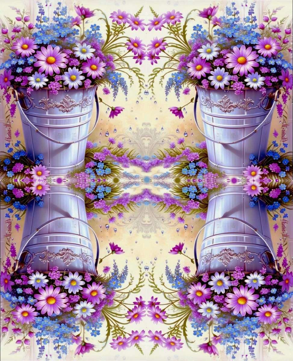 Un ramo de flores diferentes. puzzle online a partir de foto