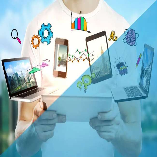 Componentele ecosistemului digital educațional puzzle online din fotografie