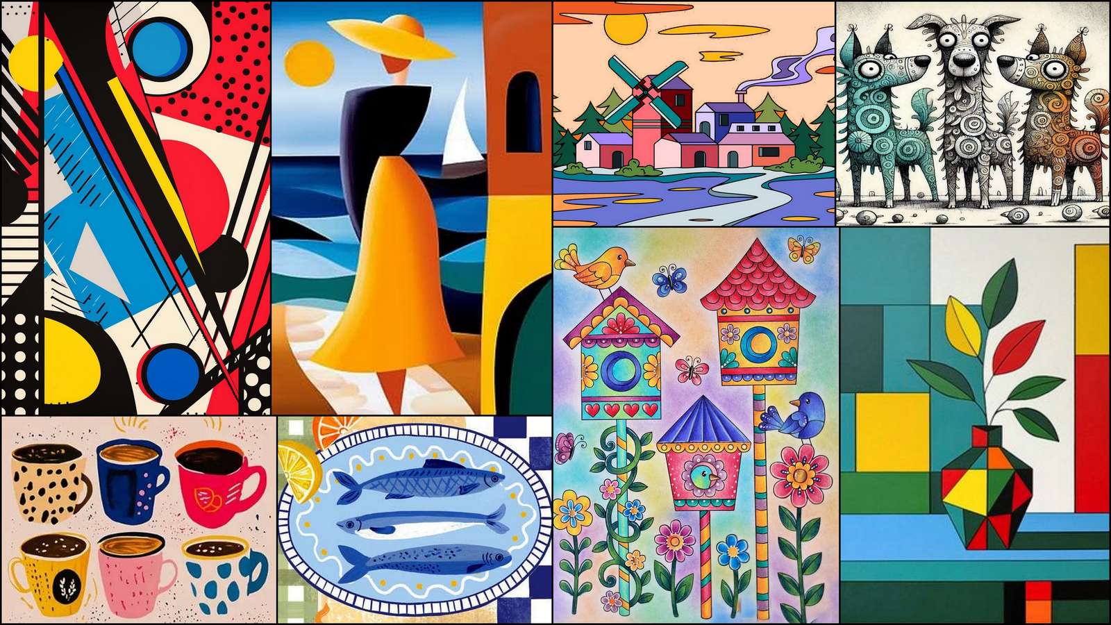 Trois chiens puzzle en ligne à partir d'une photo