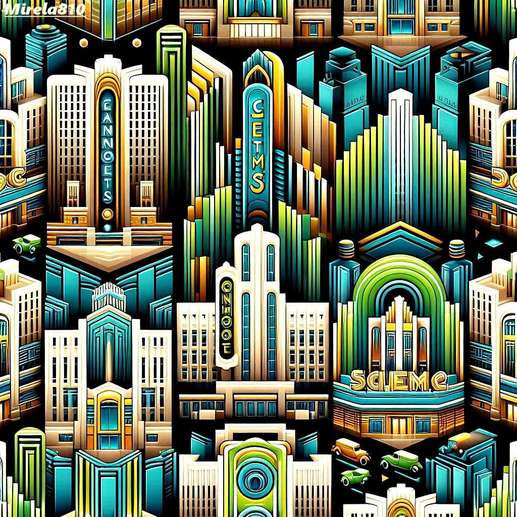 zelené město puzzle online z fotografie