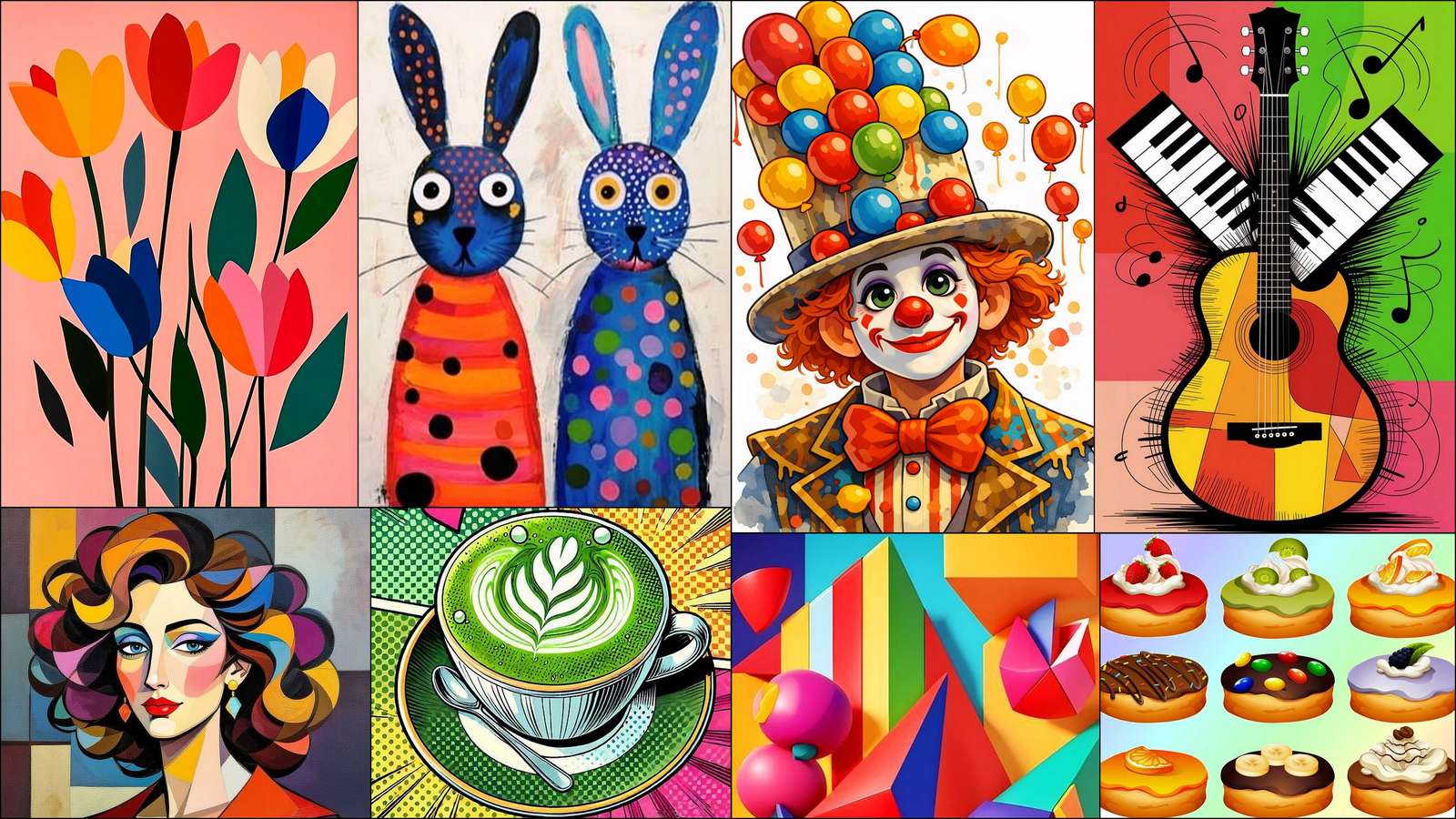 Duas lebres puzzle online