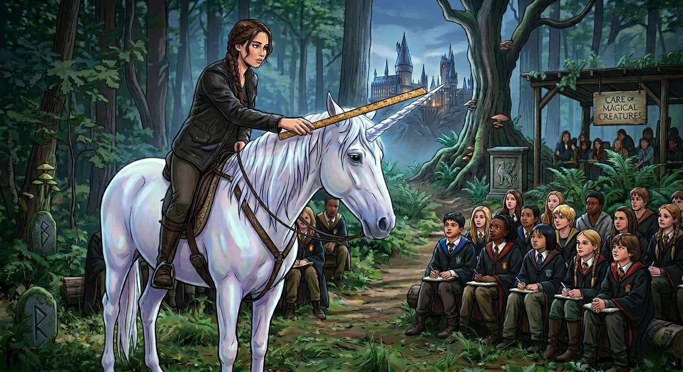 Cura delle schepsel magisch en Ilvermorny Lite puzzel online van foto