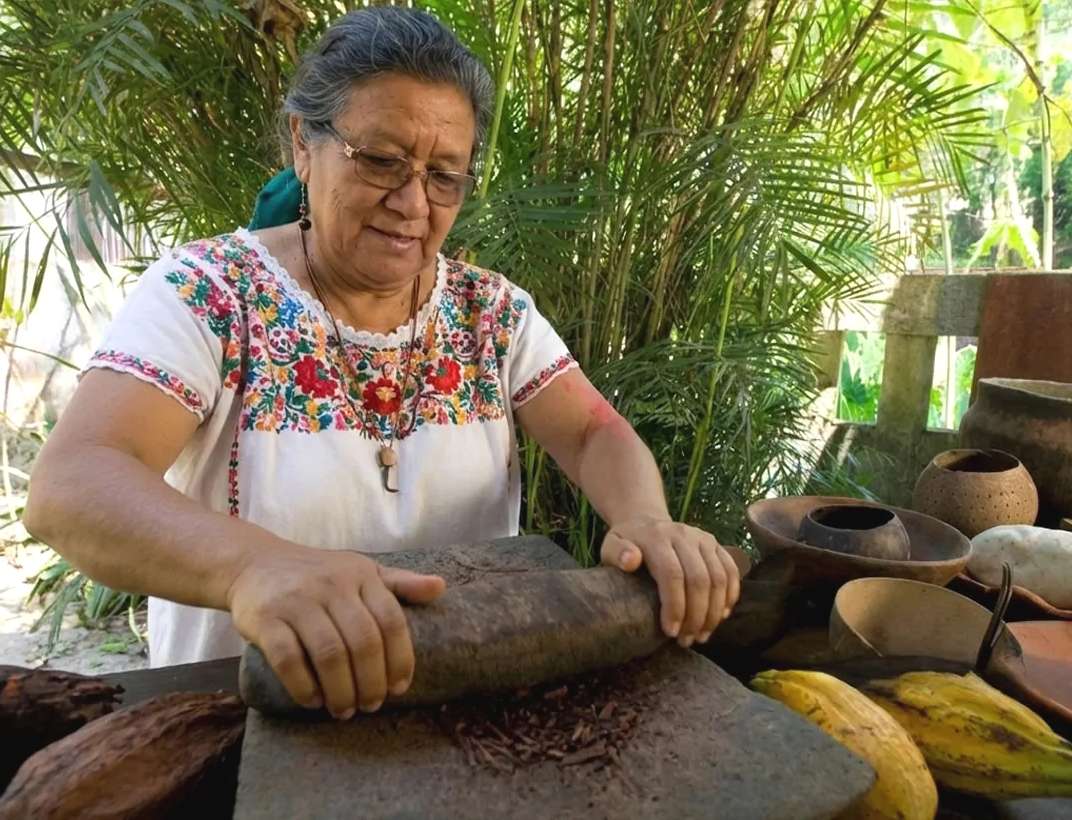 Czekoladowy owoc puzzle online