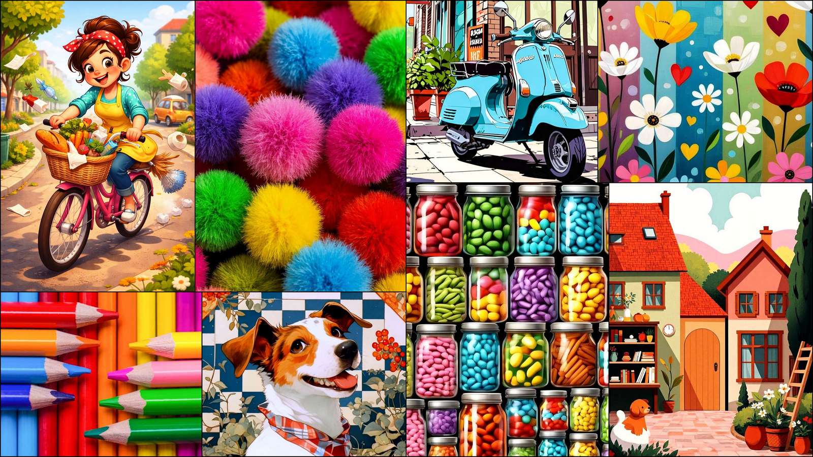 Blå skoter Pussel online