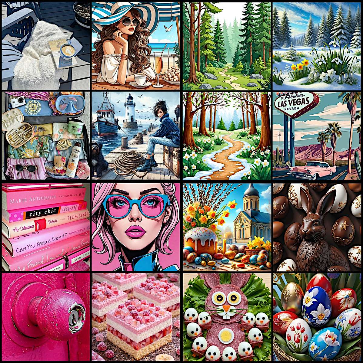 Vacanze sulla spiaggia puzzle online