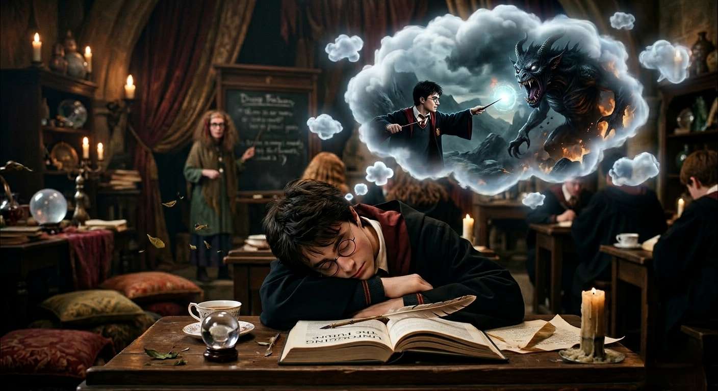 Harry Potter está lendo uma lição com Miller puzzle online
