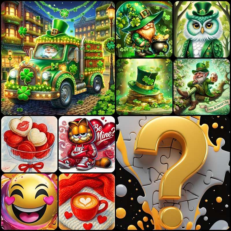 Zelená dovolená online puzzle