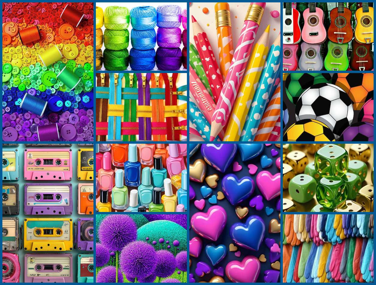 Variazioni colorate puzzle online da foto