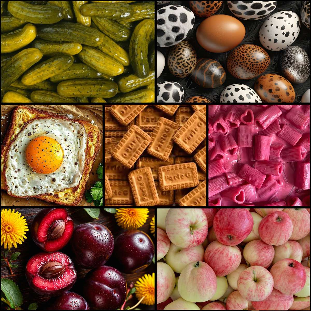 Collage. Żywność puzzle online