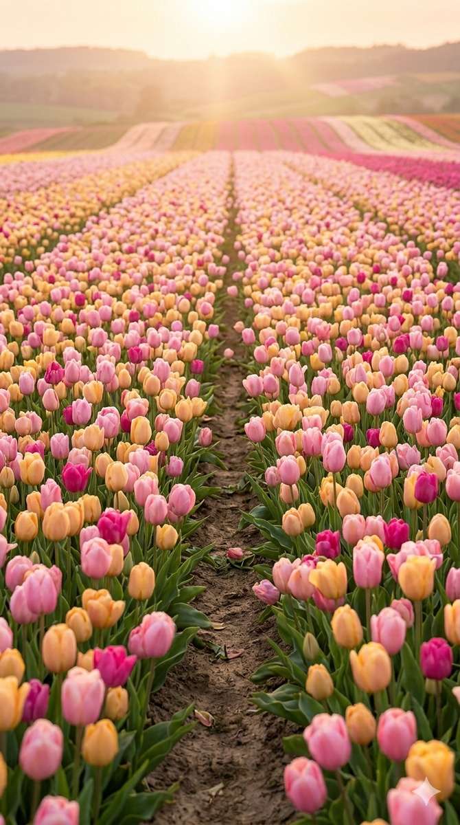Tulipany puzzle online