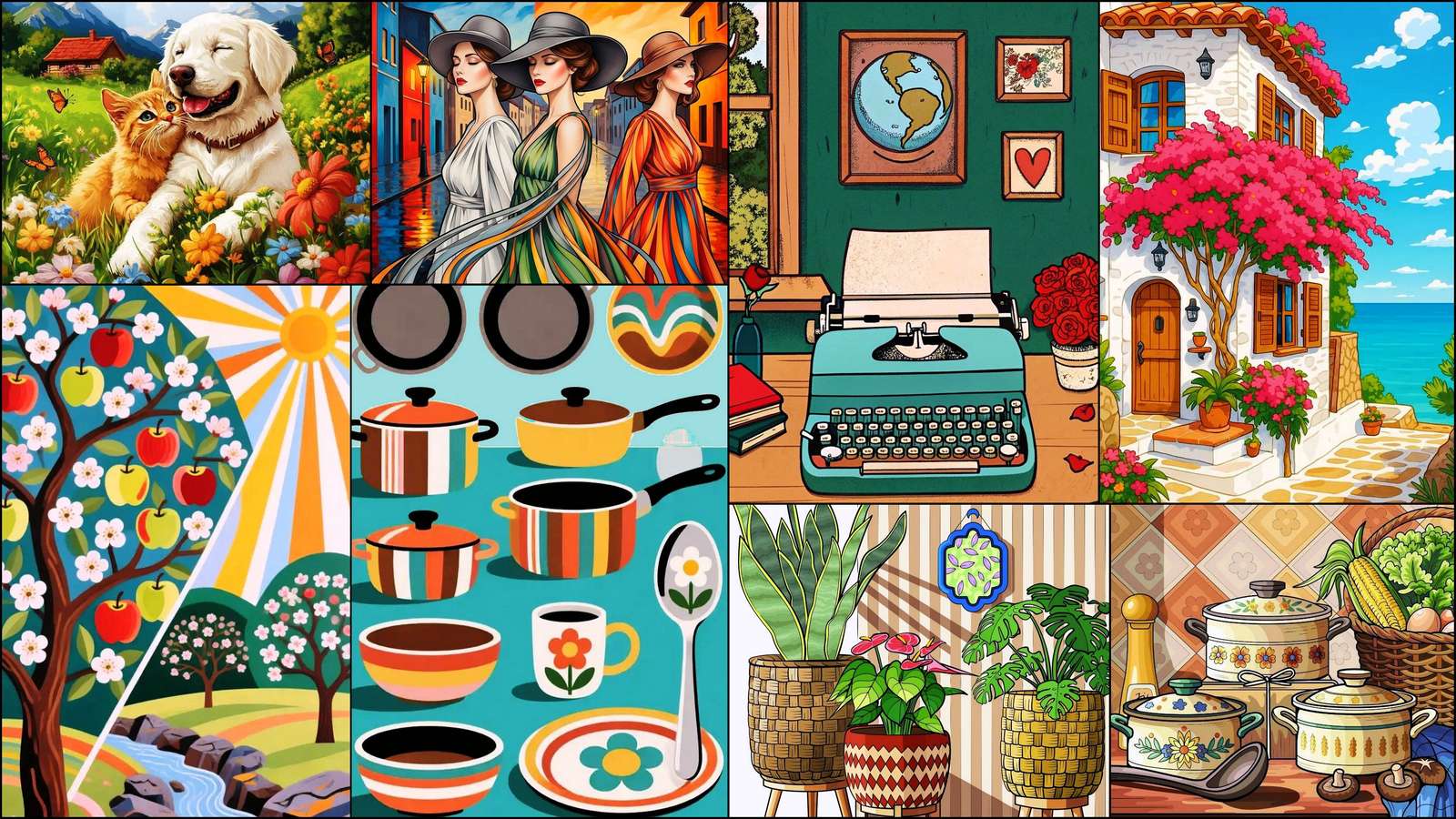 Maszyna do pisania puzzle online