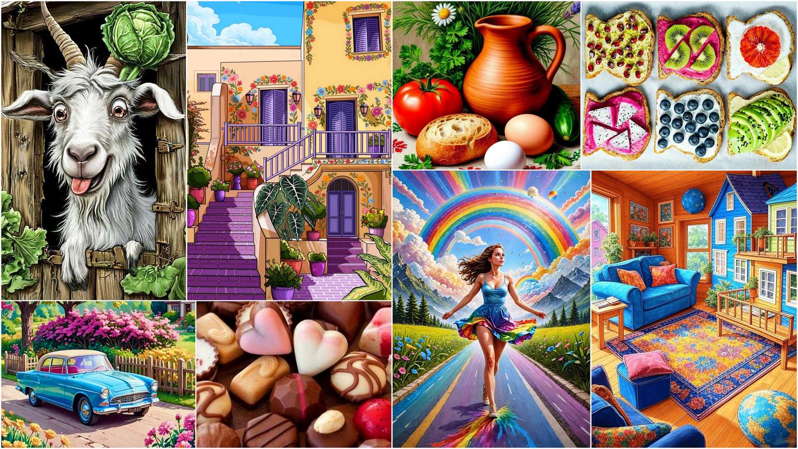 Alla capra piace il cavolo puzzle online