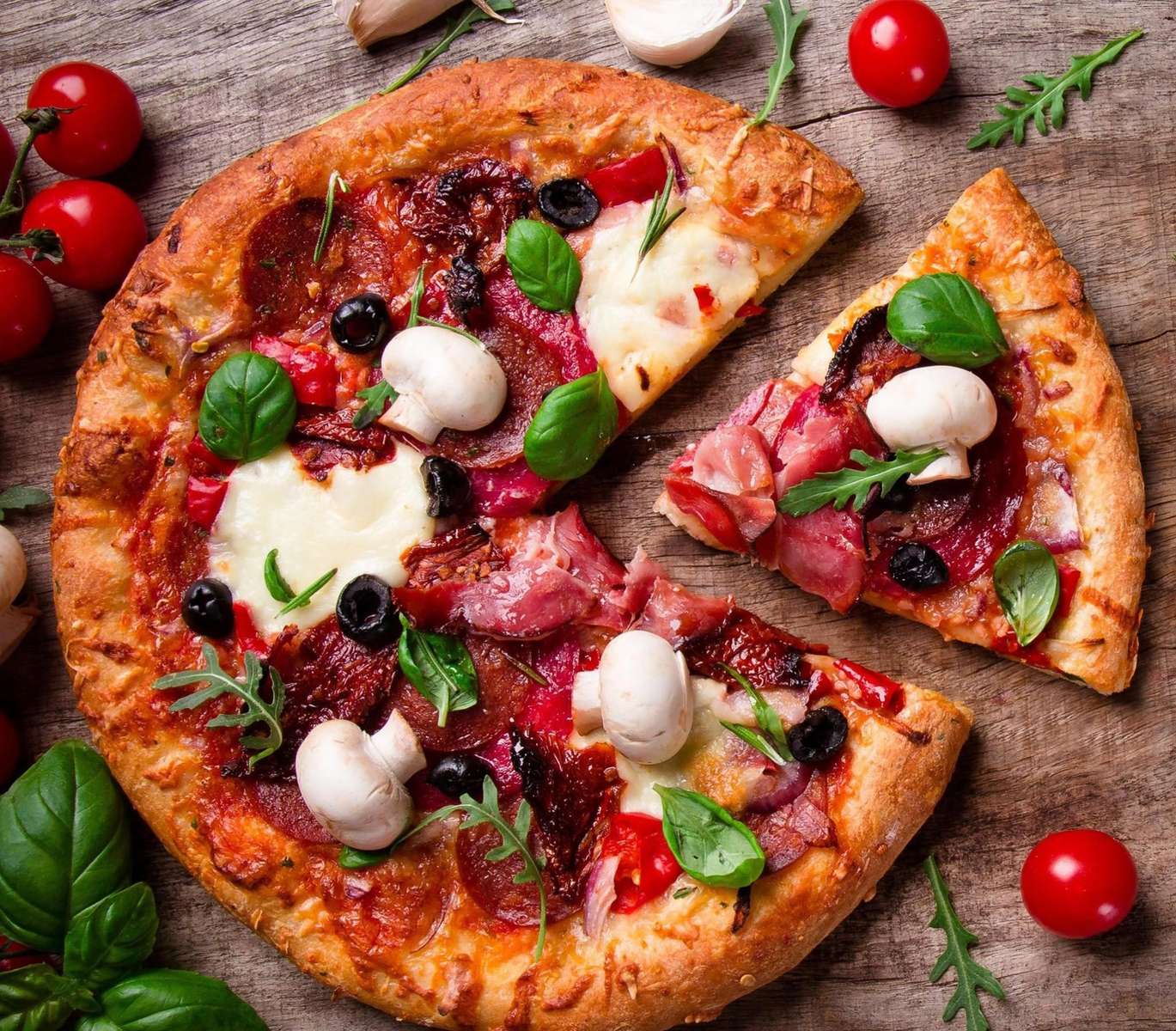 Pizza italiana puzzle online