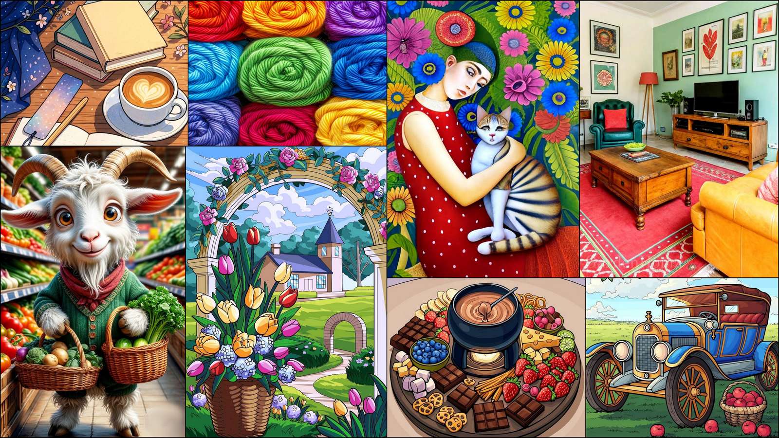 Cumpărături de capră puzzle online