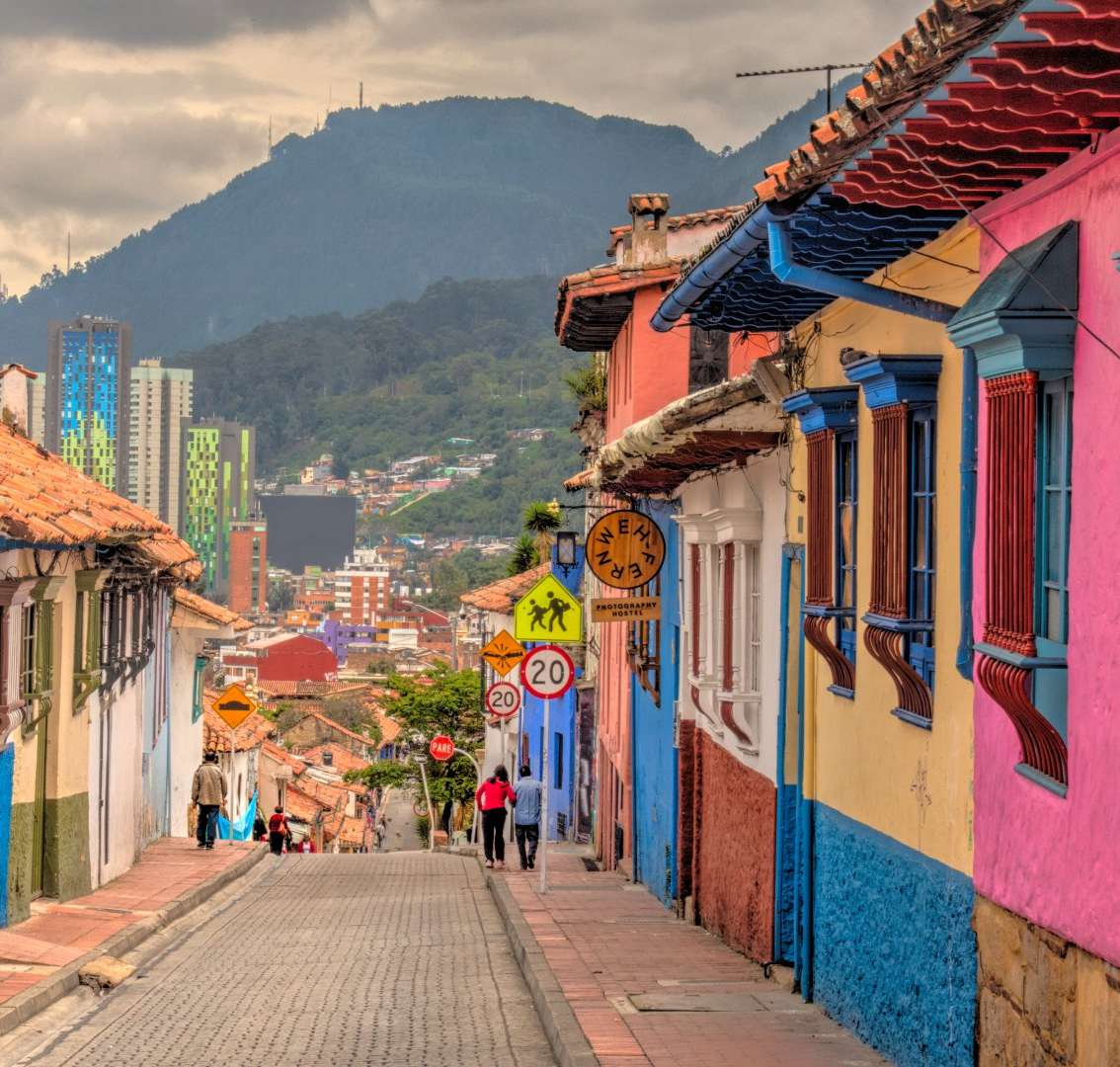 Bogota colorată puzzle online din fotografie