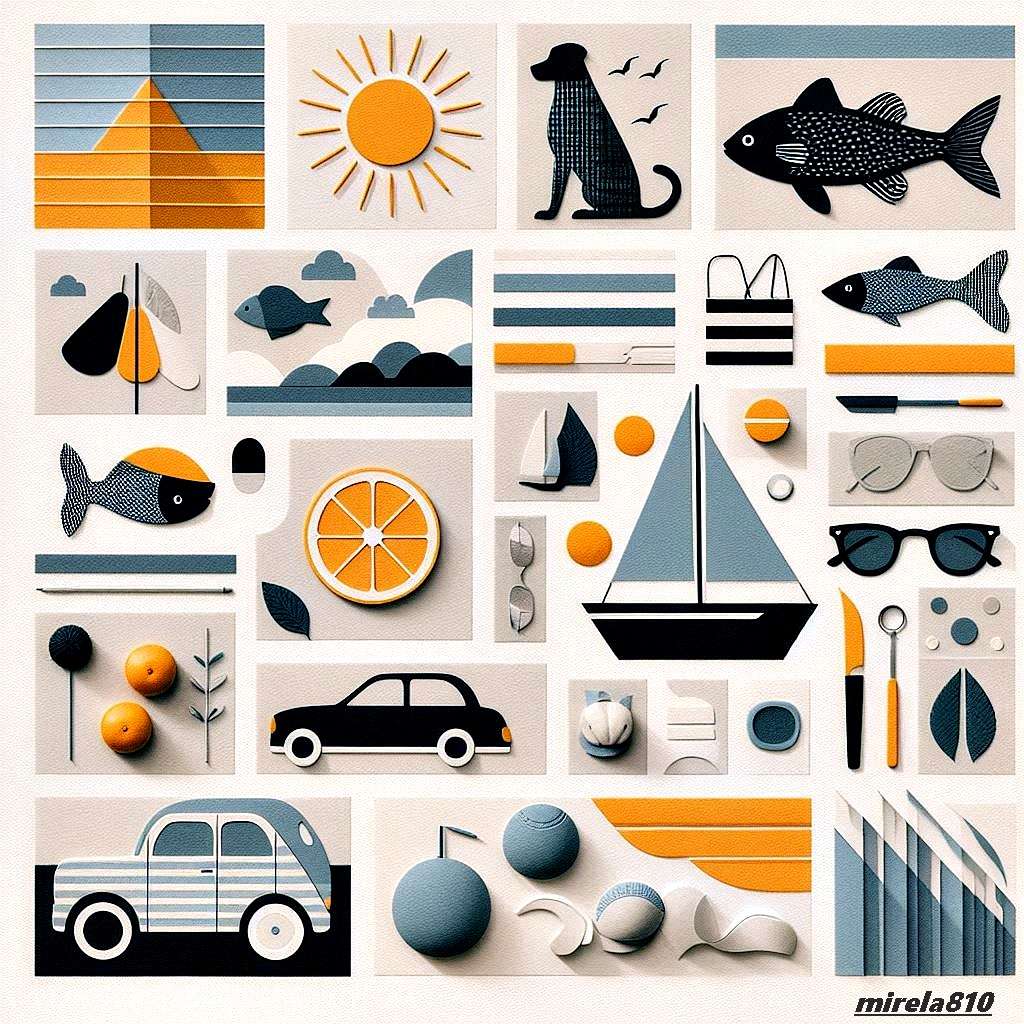 Collage, puzzel puzzel online van foto