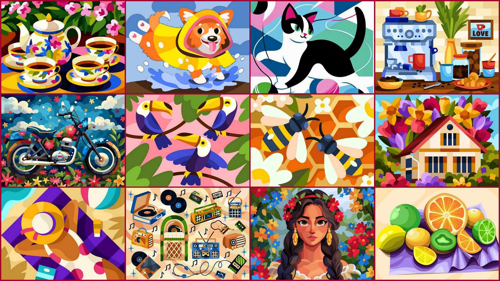 Cane e gatto puzzle online da foto