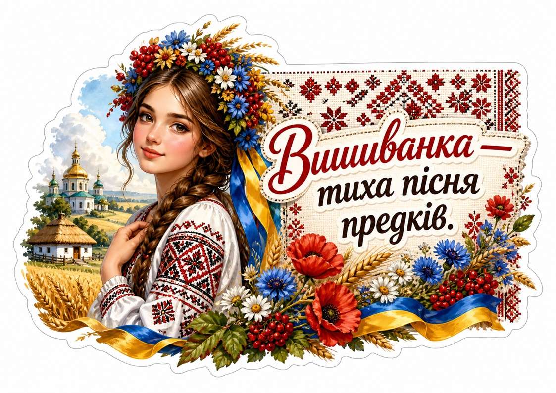 VYSHYVANKA PUZZLE puzzle online from photo
