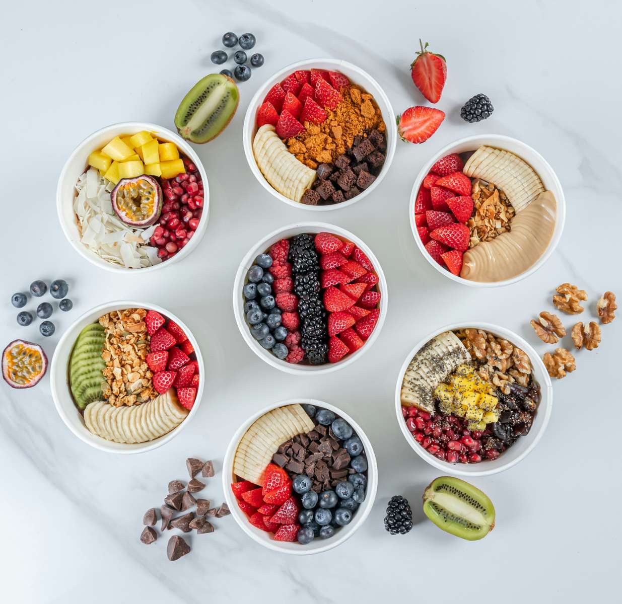 miski smoothie puzzle online ze zdjęcia